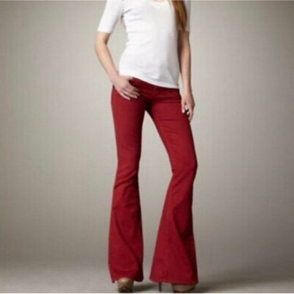 {Citizens of Humanity} Angie Flare Jeans | Crimson Red sz 29